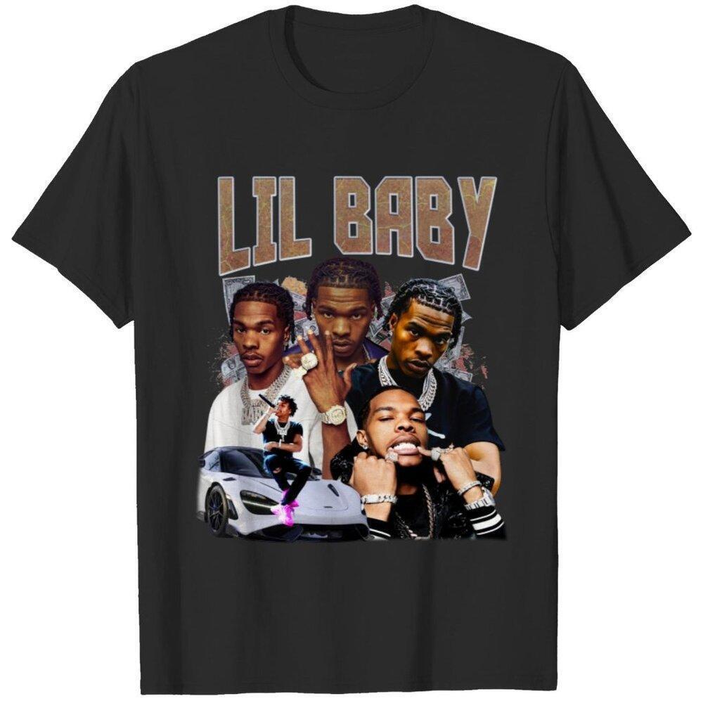Lil Baby Graphic Tee Rapper Style Music Fan Gift Casual  Tee